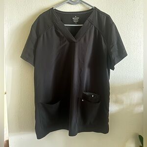 Beyond Scrubs: Sunny 3 Pocket V-Neck Top XL